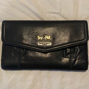 Coach tri fold wallet